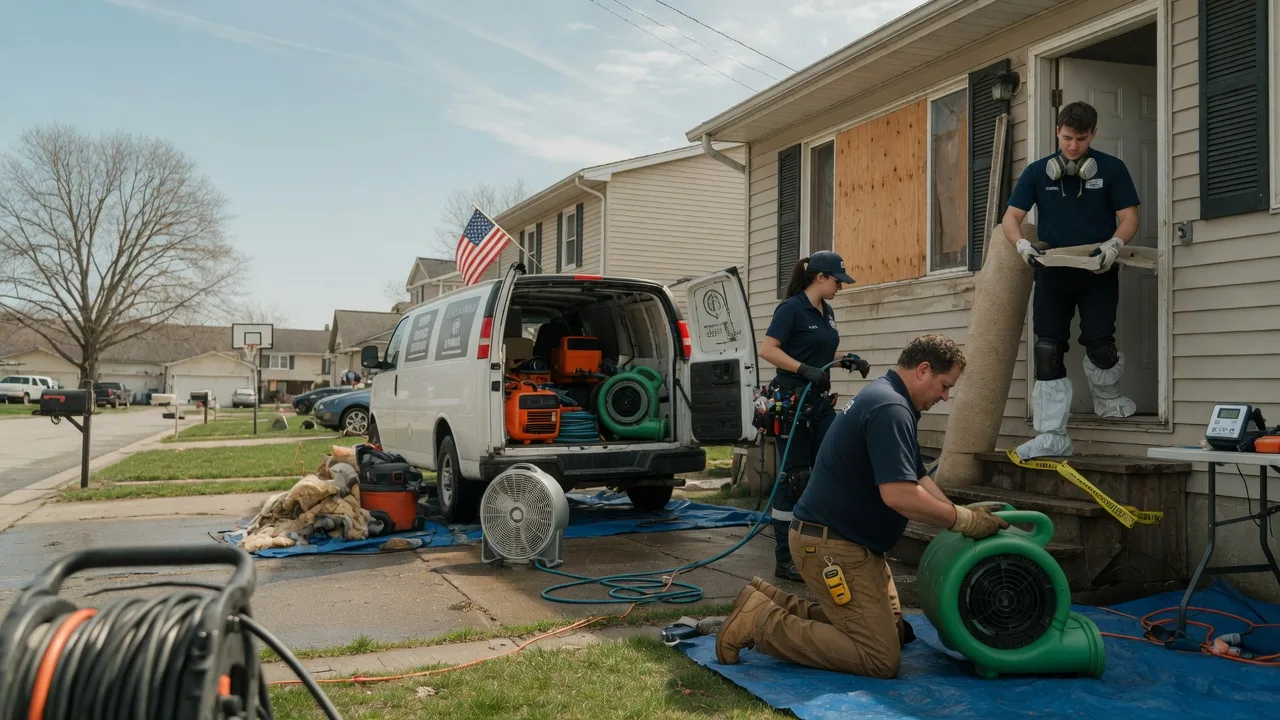 Water Damage Restoration in West Frankfort, IL near me